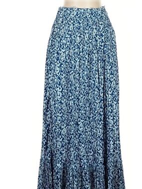 ZARA midi/maxi 2-tone blue skirt—Size small